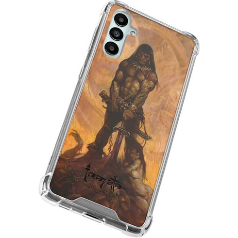 Frazetta Barbarian Galaxy A14 5G Clear Case